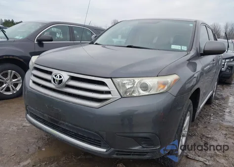 2012 Toyota Highlander Base V6 from USA, damaged, VIN 5TDBK3EH1CS168203
